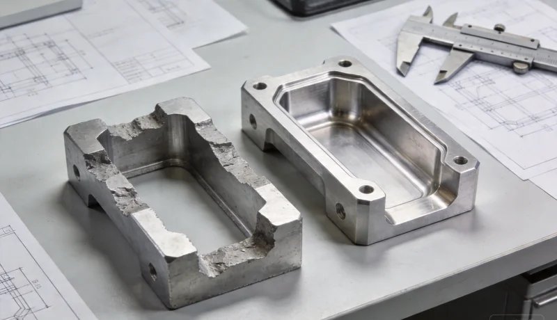 simplified aluminum part design, optimized machining, cost efficient geometry